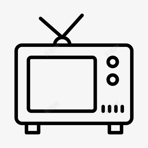 电视广告7提纲图标svg_新图网 https://ixintu.com 广告7 提纲 电视