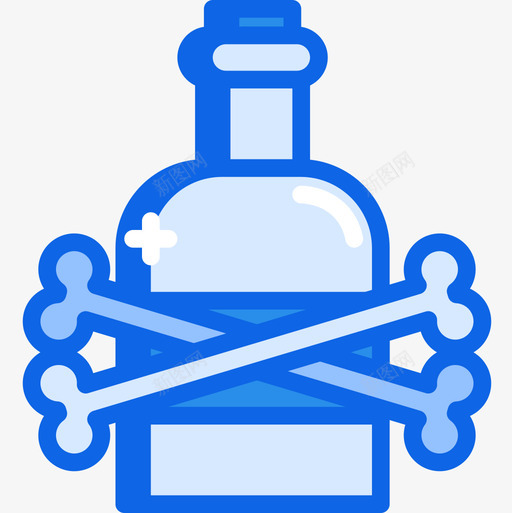 朗姆酒海滨4蓝色图标svg_新图网 https://ixintu.com 朗姆 海滨 蓝色