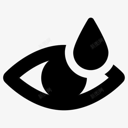滴眼药图标svg_新图网 https://ixintu.com 滴 眼 药