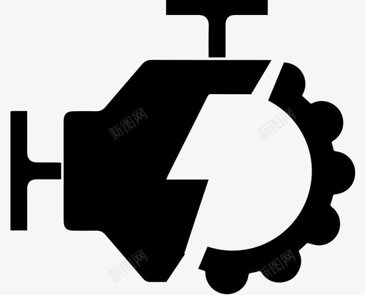 发动机变速箱svg_新图网 https://ixintu.com 发动机变速箱