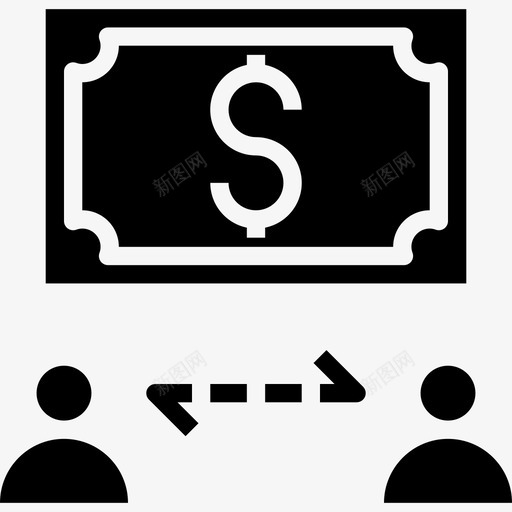 汇款银行金融6稳健图标svg_新图网 https://ixintu.com 汇款 稳健 金融 银行