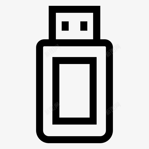 usb计算机硬件图标svg_新图网 https://ixintu.com usb 外围 存储器 硬件 计算机 设备 零件