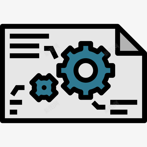 草稿工业50线颜色图标svg_新图网 https://ixintu.com 工业 草稿 颜色