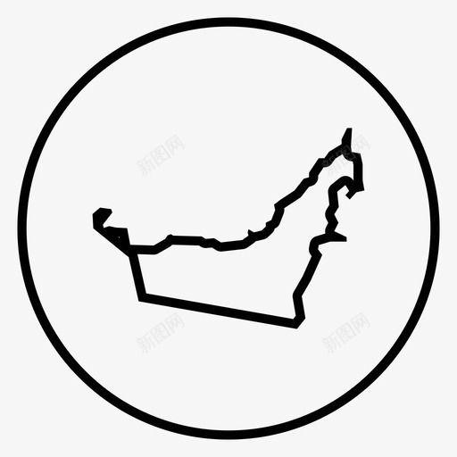 阿拉伯酋长国地图阿布扎比阿拉伯酋长国图标svg_新图网 https://ixintu.com 地图 波斯湾 迪拜 酋长国 阿布扎比 阿拉伯 阿联酋
