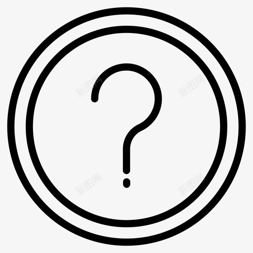帮助询问常见问题解答图标svg_新图网 https://ixintu.com 图示 基本 帮助 常见 符号 线图 设置 询问 问题 问题解答