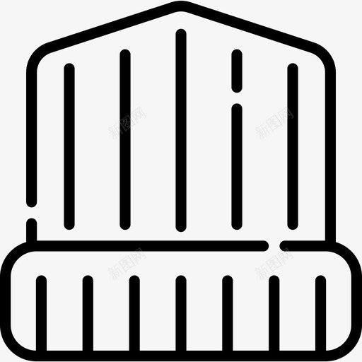 冬季帽冬季42直线型图标svg_新图网 https://ixintu.com 冬季42 冬季帽 直线型