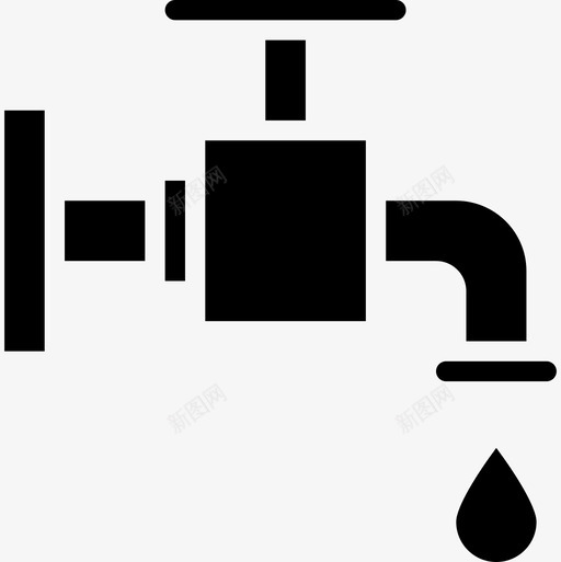 水龙头花园10填充图标svg_新图网 https://ixintu.com 填充 水龙头 花园