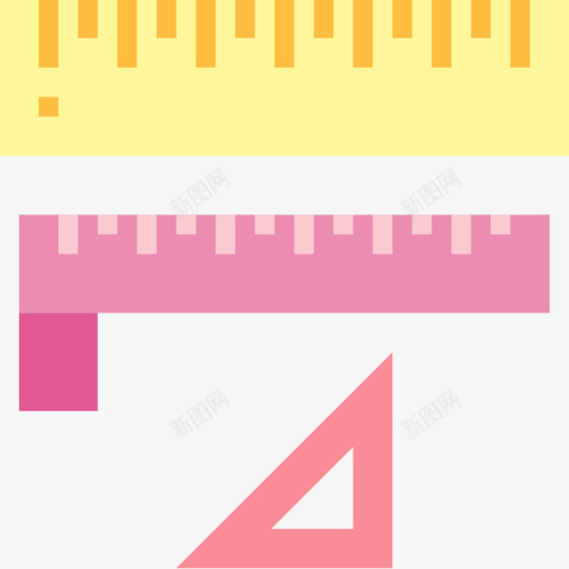 测量缝44平图标svg_新图网 https://ixintu.com 测量