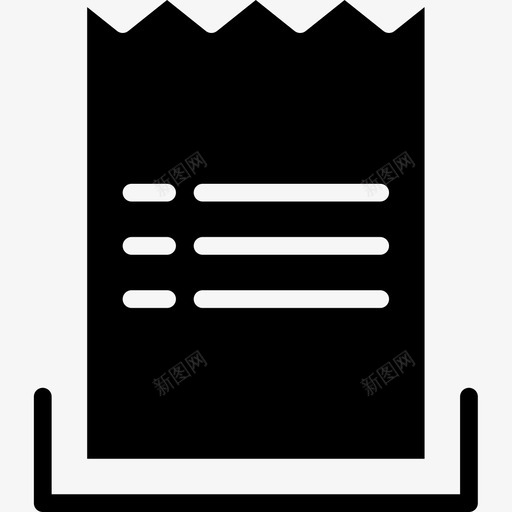 收据电子商务106填写图标svg_新图网 https://ixintu.com 填写 收据 电子商务
