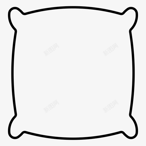 枕头床卧室图标svg_新图网 https://ixintu.com 卧室 家 家用设备 床 枕头 睡觉