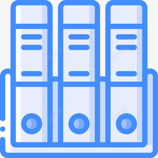 文件夹信纸59蓝色图标svg_新图网 https://ixintu.com 信纸 文件夹 蓝色