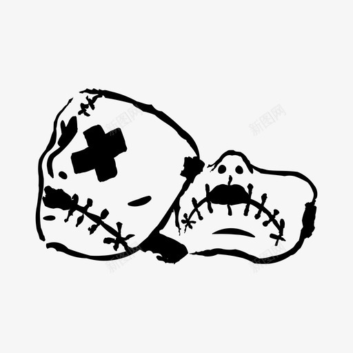 恐怖面具狂欢节邪恶图标svg_新图网 https://ixintu.com 化装 恐怖 恐惧 狂欢节 舞会 邪恶 面具