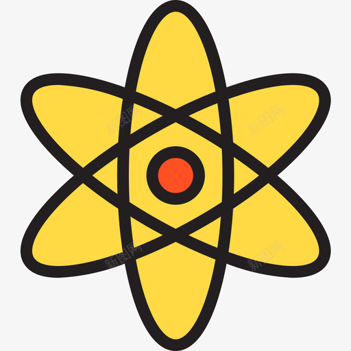 原子科学71线性颜色图标svg_新图网 https://ixintu.com 原子 科学 线性 颜色