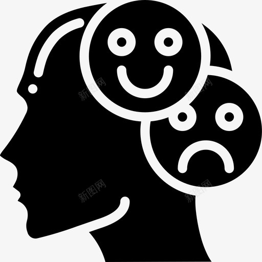两极人类思维39填充图标svg_新图网 https://ixintu.com 两极 人类 填充 思维
