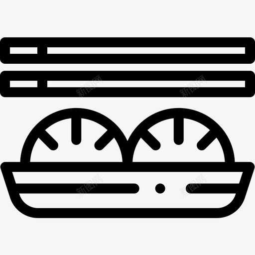 饺子中国42直系图标svg_新图网 https://ixintu.com 中国 直系 饺子