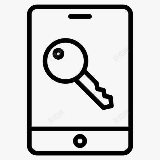 移动钥匙锁移动电话图标svg_新图网 https://ixintu.com 64像素 互联网 安全线 标志 标志符 电话 私人 移动 移动电话 符号 钥匙