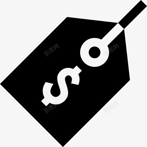 价格标签商务332已填充图标svg_新图网 https://ixintu.com 价格 商务 填充 标签