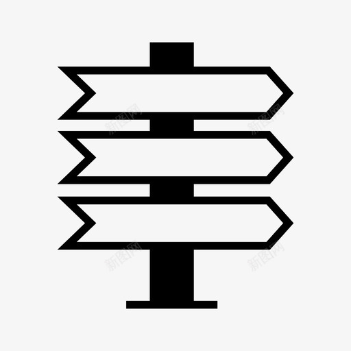 路标广告牌标牌图标svg_新图网 https://ixintu.com 半成品标牌 广告牌 标牌 路标