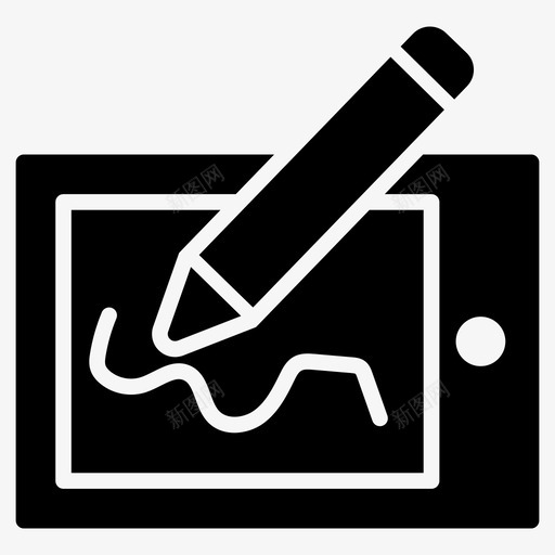 笔板小工具硬件图标svg_新图网 https://ixintu.com 64像素 字形 小工 工具 电话 硬件 笔板 计算机