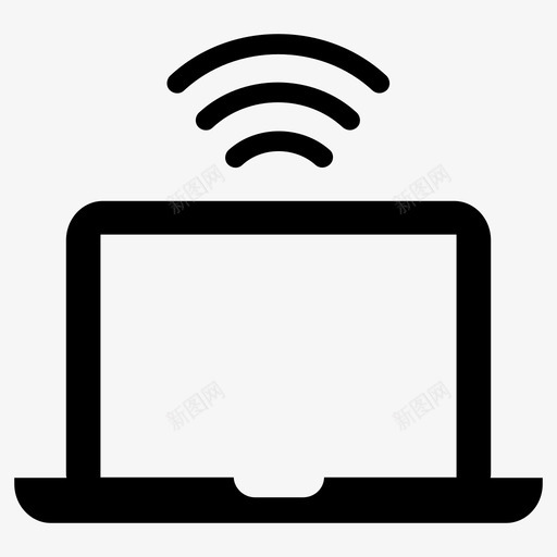 网络共享连接互联网图标svg_新图网 https://ixintu.com wifi 互联网 共享 教育 电脑 笔记本 网络 连接