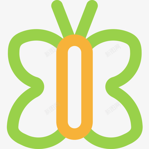 蝴蝶婴儿淋浴11线性颜色图标svg_新图网 https://ixintu.com 婴儿 淋浴 线性 蝴蝶 颜色