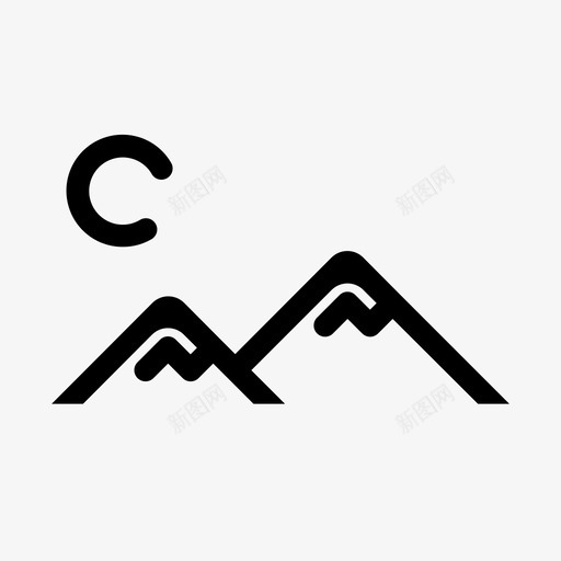 山假日旅程图标svg_新图网 https://ixintu.com v3 假日 度假 旅游 旅游线路 旅程 绕行