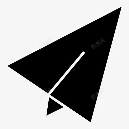 发送传送联系黑暗图标svg_新图网 https://ixintu.com 传送 发送 联系黑暗