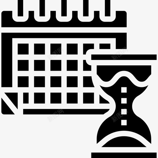 日程表面试8字形图标svg_新图网 https://ixintu.com 字形 日程表 面试8