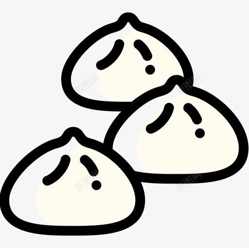 Dimsum亚洲餐厅9颜色省略图标svg_新图网 https://ixintu.com Dimsum 亚洲餐厅9 颜色省略