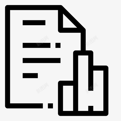 统计柱状图业务图标svg_新图网 https://ixintu.com 业务 办公 柱状图 统计 财务