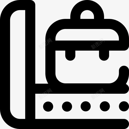 输送机机场81轮廓图标svg_新图网 https://ixintu.com 机场 轮廓 输送机