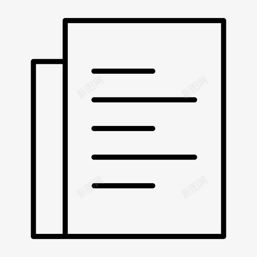 文本页文档文件图标svg_新图网 https://ixintu.com 文件 文本页 文档 本页 用户界面 管理 精简