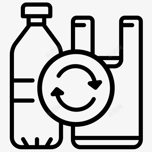 回收环保绿色和平图标svg_新图网 https://ixintu.com 再利用 和平 回收 地球 塑料 拯救 没有 环保 绿色