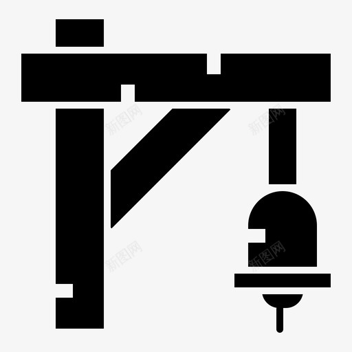 铃标志火车图标svg_新图网 https://ixintu.com 实心 标志 火车 火车站 运输