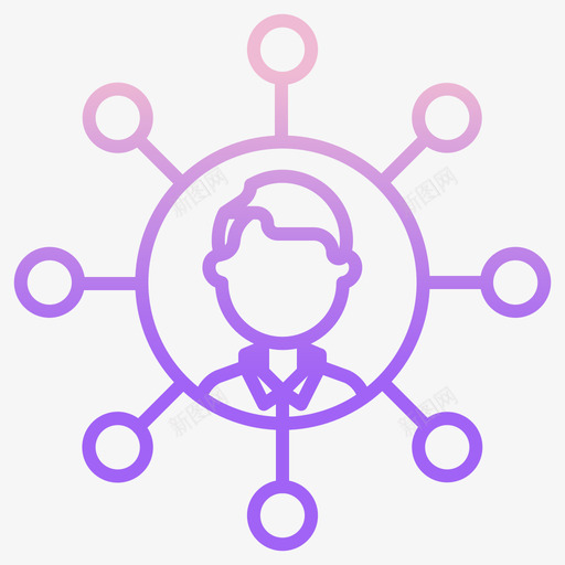企业企业管理49轮廓梯度图标svg_新图网 https://ixintu.com 企业 企业管理49 轮廓梯度