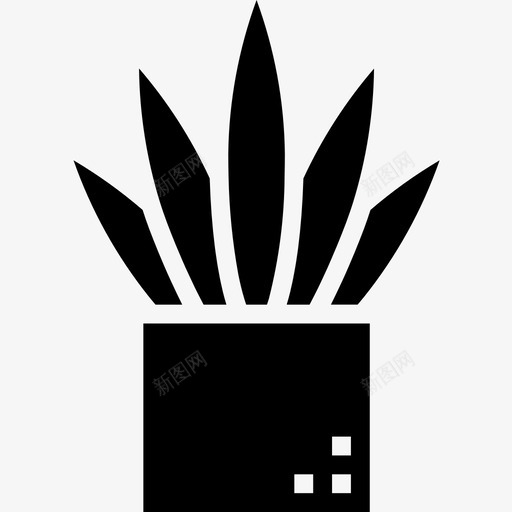 仙人掌仙人掌7填充物图标svg_新图网 https://ixintu.com 仙人掌 填充