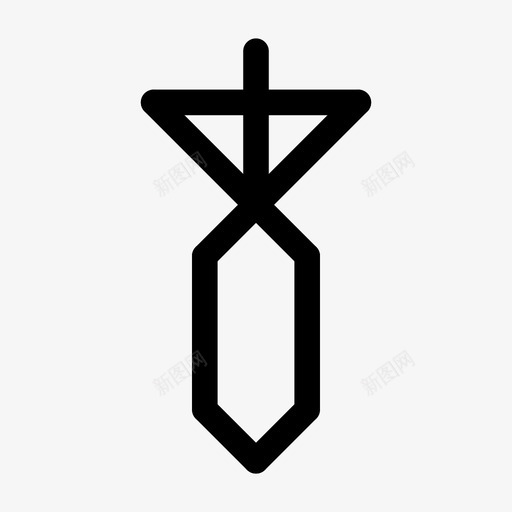 炸弹炸药核武器图标svg_新图网 https://ixintu.com 带圆 战争 核武器 炸弹 炸药 直线