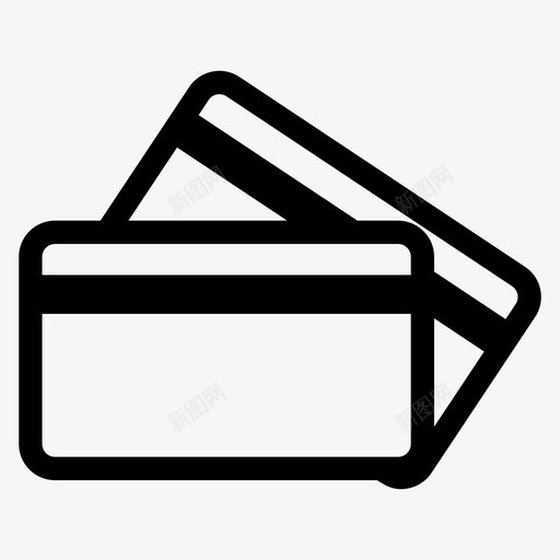 信用卡钱付款图标svg_新图网 https://ixintu.com 付款 信用卡 钱