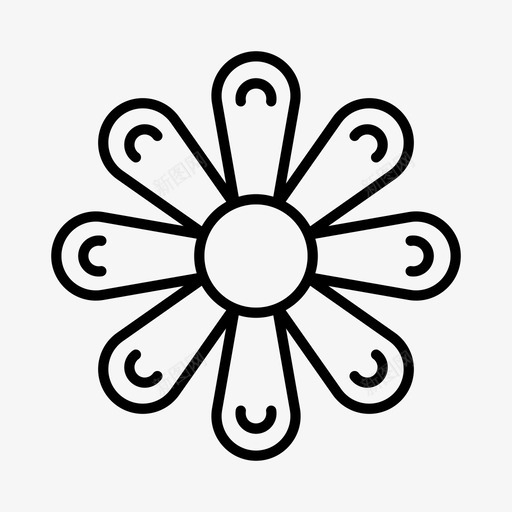 雏菊花花匠图标svg_新图网 https://ixintu.com 花匠 花园 雏菊