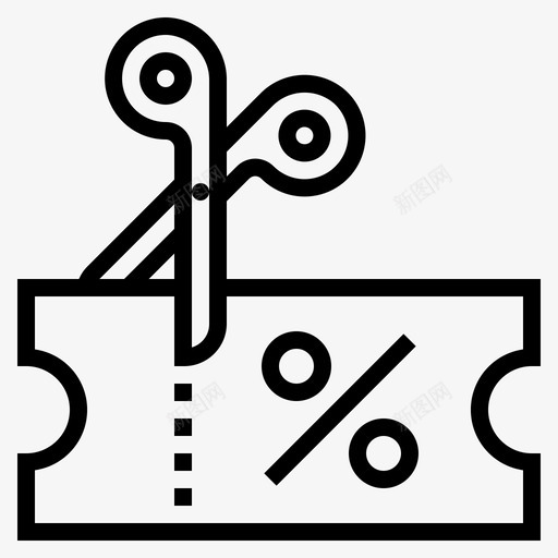 促销电子商务89线性图标svg_新图网 https://ixintu.com 促销 电子商务 线性