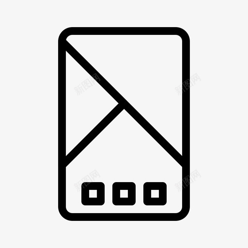 显示设置移动屏幕图标svg_新图网 https://ixintu.com 主题 屏幕 显示设置 用户界面 移动 移动用户界面轮廓