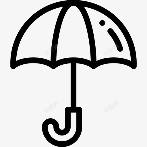 伞形金融104直线型图标svg_新图网 https://ixintu.com 伞形 直线 线型 金融