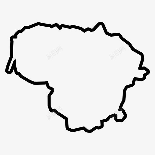 立陶宛地图波罗的海欧洲图标svg_新图网 https://ixintu.com 地图 欧洲 波罗的海 立陶宛 纽斯 维尔