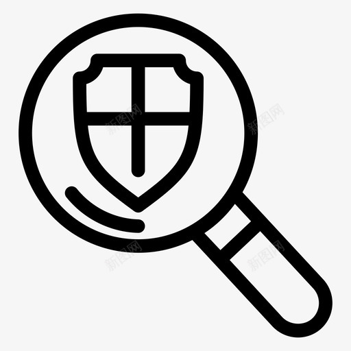 安全保护搜索防火墙防病毒搜索图标svg_新图网 https://ixintu.com 优化 保护 图标 安全 搜索 搜索引擎 查找 线图 网页 防火墙 防病毒