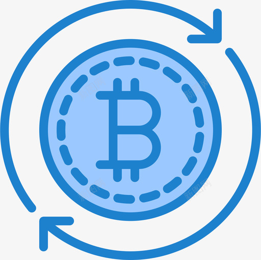 交换比特币76蓝色图标svg_新图网 https://ixintu.com 交换 比特 蓝色