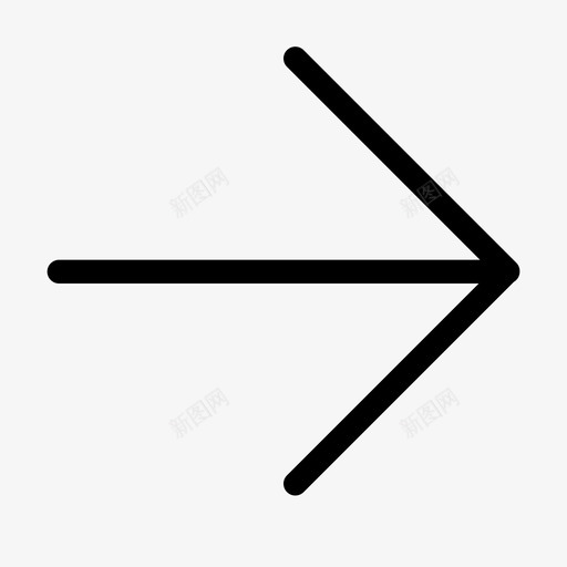 箭头继续前进图标svg_新图网 https://ixintu.com essentials ui ux 下一步 前进 发送 箭头 继续