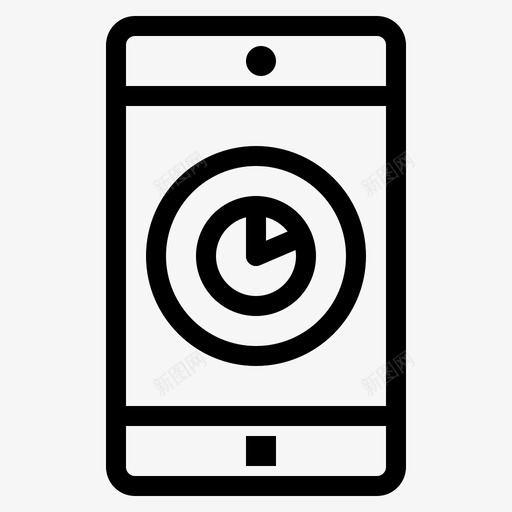 应用移动移动应用图标svg_新图网 https://ixintu.com 应用 应用开发 时间 移动
