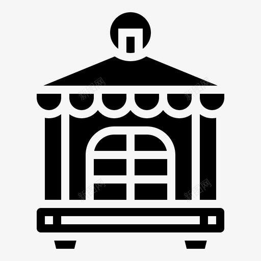 笼子鸟装饰图标svg_新图网 https://ixintu.com 复古 笼子 葡萄酒 装饰 雕纹