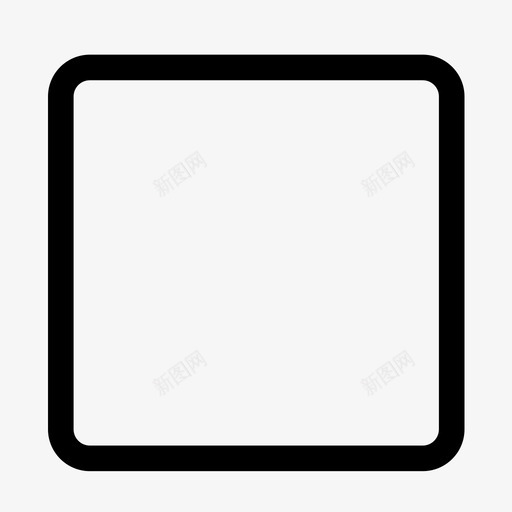 方-未选中svg_新图网 https://ixintu.com 方-未选中