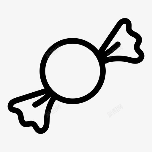 糖果圣诞节甜点图标svg_新图网 https://ixintu.com 圣诞节 甜点 糖果